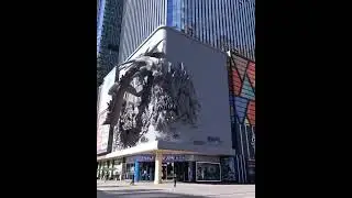3 D billboard in China Tokyo 🤯👍 