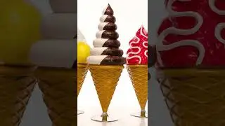 Гигантское мороженое макет в рожке из стеклопластика!