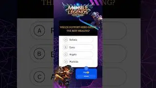 Which support hero offers the best healing? - MLBB 🤔💭