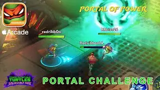 TMNT Splintered Fate - SHIMMERING PORTAL CHALLENGE - 3 Co-Op Multiplayer Gameplay