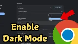 I Forced Chrome to Use Dark Mode