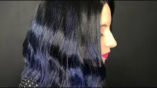 Hair transformation Dark Blue | Matrix SoColor Cult