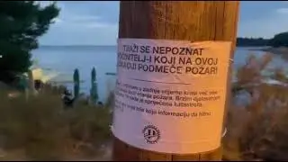 TRAŽI SE NEPOZNATI POČINITELJ KOJI PALI POŽARE NA VALKANAMA