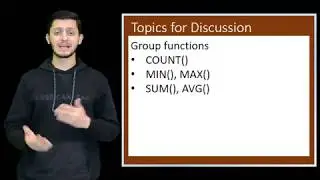 Oracle APEX Tutorial 23 - SQL's Group Functions