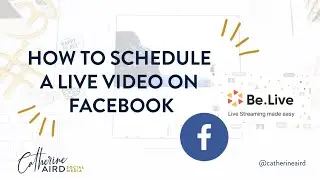 How to schedule a live video on Facebook .