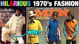 50 HILARIOUS 1970s FASHION PHOTOS ⭐ TIME TO KNIT SOME PANTS 😂