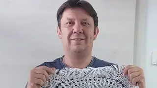 Ссылка на RUTUBE. Вязать крючком.  #скатерть  #крючок  #пряжа  #shorts  #shortvideo