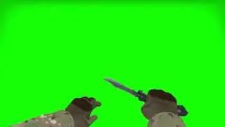 Butterfly Knife animation green screen [CS:GO]