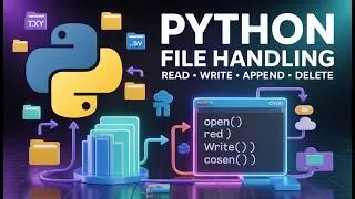 📂Part - 3  File Handling  || Python Program to Copy Contents from One File to Another
