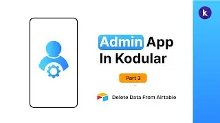 How To Make Admin App In Kodular | Part 3 | Delete Data From Airtable Database.