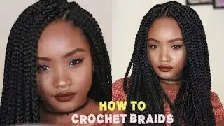 QUICK CROCHET BOX BRAID TUTORIAL || FREETRESS BOX BRAIDS || KEMIIXO