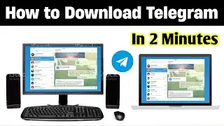 How to Download Telegram in laptop | how to download telegram in pc