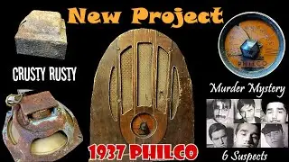 1937 Philco Model  37-93 Part 1 Restore