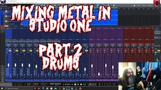 Mixing Metal in Personus Studio One with Stock Plugins Part 2 Drums 
