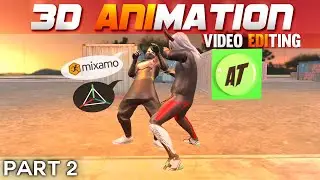 Free fire me 3d animation video kaise banaye|free fire montage video kaise banaye paisma 3d  part 2