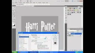 Tutorial Photoshop  - Creare testo stile Harry Potter