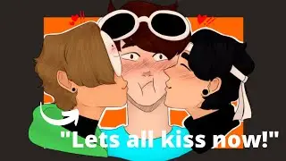 Dream, Sapnap, George & Karl kiss each other after winning mcc 11 (Clip)