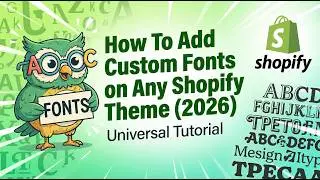 How To Add Custom Fonts on Any Shopify Theme (2026)