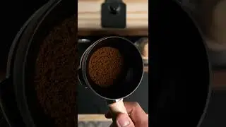 Morning Routine Espresso Puck Prep ☕ #coffee #shorts