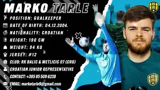 Marko Tarle | Goalkeeper | RK BM07 | Highlights | Handball | CV | 2023/24