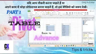 Excel में Pivot Table कैसे बनाएं | Beginners के लिए Pivot Table Tutorial part 1| Advance pivot table