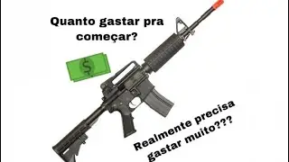 Quanto precisa gastar pra começar no airsoft? Oculos de proteção, Arm4 e Bbs