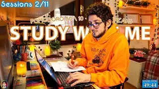 STUDY WITH ME LIVE POMODORO | 12 HOURS | Harvard Extension Student | Rain sounds, talk in breaks