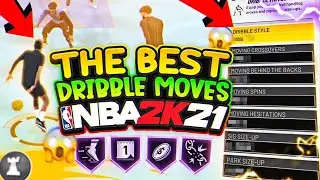 THE BEST DRIBBLE MOVES on NBA 2K21... nba 2k21 dribble tips