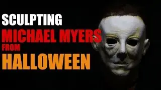 Sculpting Michael Myers with SuperSculpey Clay