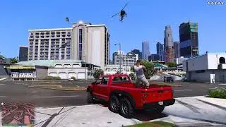 GTA V - 5 Star Rampage with Michael and CREW