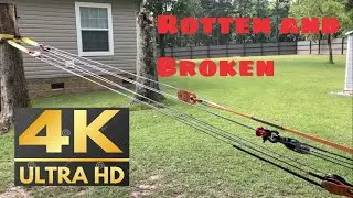 #8 Pulling Stump FAIL With Snatch Block Pulleys, 21:1 Mechanical Advantage [4K 60FPS]