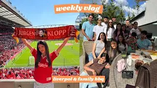 weekly vlog - liverpool game & family bbq fun  | Kim Mann