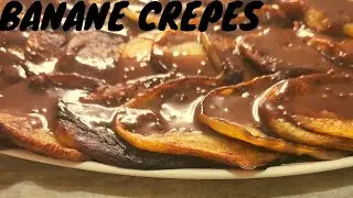 Recette  Crepes fait a la Banane Chocolat !