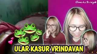 Cewek cantik ketemu ular kasur vrindavan || Ome tv Tobat om