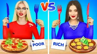 GÁI GIÀU VS GÁI NGHÈO || Thử Thách Và Tình Huống Điên Rồ bởi RATATA POWER
