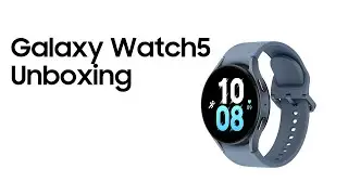 Blue Galaxy Watch5 Unboxing!