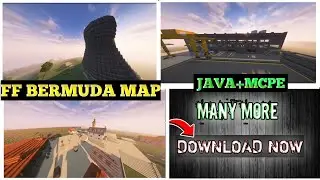 FREE FIRE BERMUDA MAP DOWNLOAD NOW JAVA+MCPE  all Structure | credit- @elkeaser8601 #minecraft #op