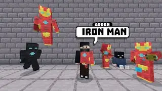 BEST IRON MAN ARMOR ADDON FOR MINECRAFT PE |  BE