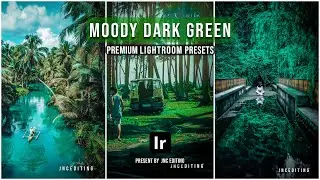 How to Edit moody dark green | gratis Lightroom Presets DNG & XMP Free