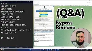 Hermes Elite All (Q&A) 🌟 Exciting Update Announcement! 🌟Bypass in just 3 simple steps Icloud Remove