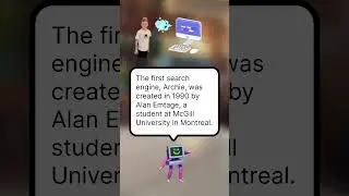 The first search engine, Archie, was created in 1990 by Alan Emtage, a student at McGill University