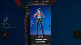 Fortnite FNCS drops and leaked skin! #siren #fortnite #leak #skin #fncs #shorts