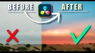How Leonado Da Vinci Would Fix This Sky in DaVinci Resolve