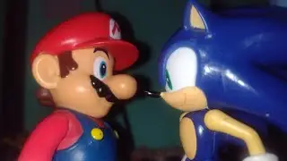 🍄Mario 🆚 Sonic🌀 | Stop Motion