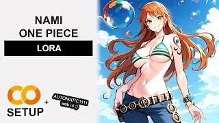 Nami One Piece - Stable Diffusion LoRA Google Colab Setup