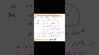 Conformal Mapping | Transformation w= z² | Spectrum of Mathematics