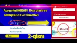 eFootball Mobileda account Login parolini aniqlash va uni o'zgartirish