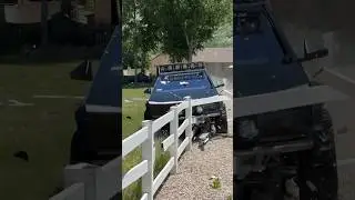 Cybertruck destroys my yard 