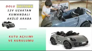 Dolu Daytona 12V Uzaktan Kumandalı Akülü Araba #daytona #akülüaraba Porsche akülü araba Daytona