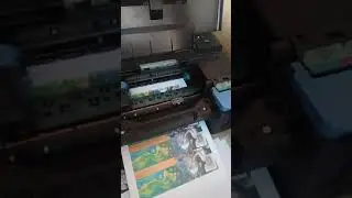 Tes print tinta artpaper canon di printer canon G1000